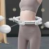 Smart Weighted Fitness Hu La Hoop Fitness Massage Exercise Circle with Ball and Counter for Adults Weight Loss