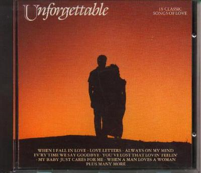 CD VARIOUS - Unforgettable - 18 Classic Songs Of EMTV44 EMI 1988 UK Pop Used
