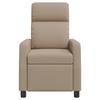 Recliner Chair Cappuccino Faux Leather