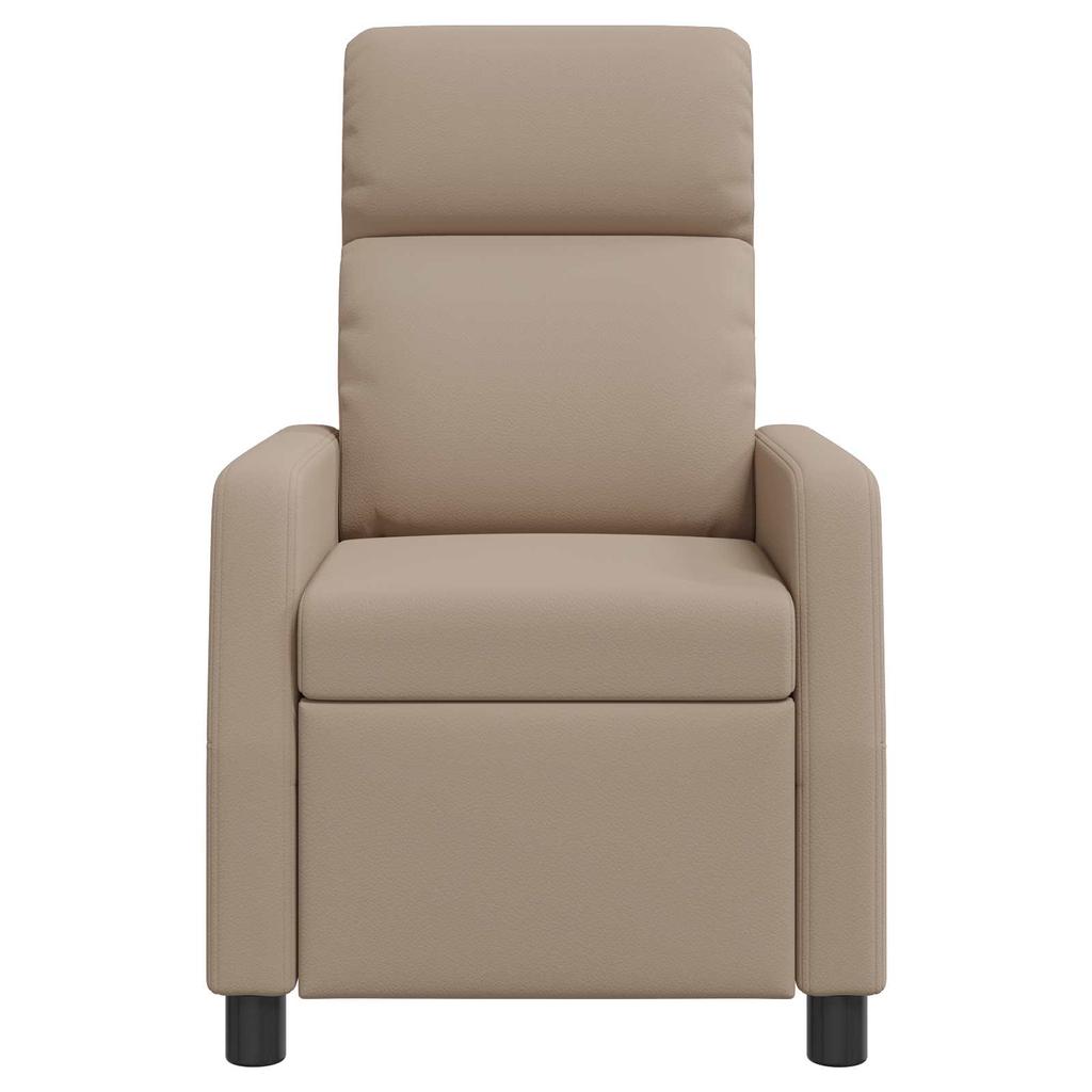 Recliner Chair Cappuccino Faux Leather