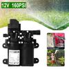 Wasserpumpenmembran 160 PSI 12 V Wasser Hochdruck-Membran Selbstansaugende Pumpe Elektrische Multifunktions-Wasserpumpe 7,5 L/min