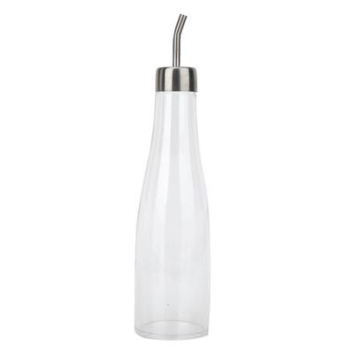 300ml Durable Acrylic Oil Bottle Liquid Seasoning Vinegar Pot for Home Restaurant Kitchen Use