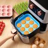 3 Piece/Set Square Air Fryer Inner Liner Heat-resistant Cupcake Mold Practical Hot Dog Grill  Muffin