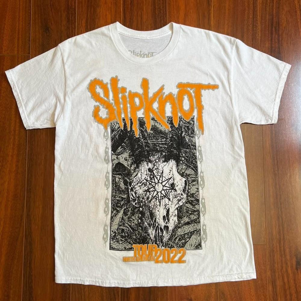 Slipknot Knotfest 2022 Тур Метал-группа Футболка IM0704 Унисекс Футболка XXXL
