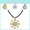 Nordic Jewelry Viking With Geometric Pendant And Electroplated Alloy For Gift Travelers For