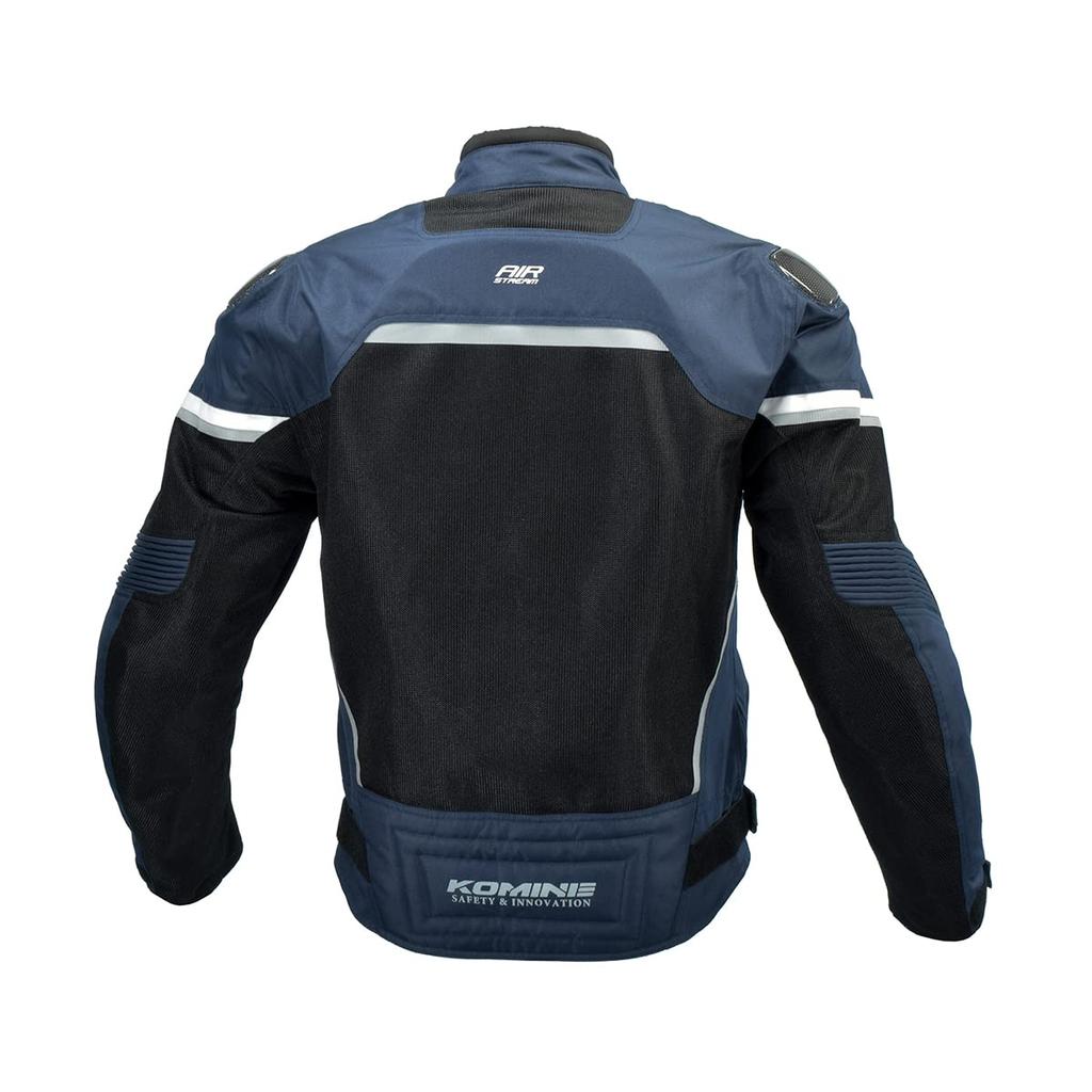 Motorcycle Protective Carbon Mesh Jacket Navy Black M [KOMINE] JK-1573 07-1573 Men's