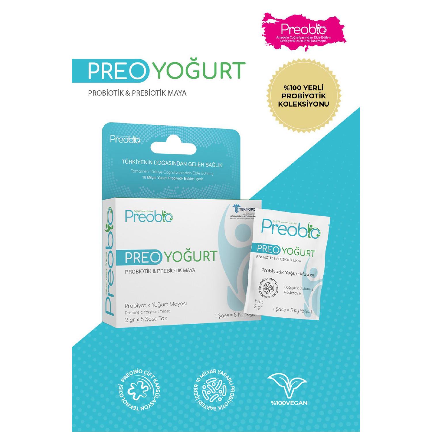 

Preo Yogurt Probiotic Yogurt Yeast 5 Sae