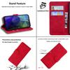 For iPhone 17 Case Solid Color Leather Wallet Phone Cover