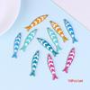 10 Pezzi 40X8mm Acciaio Inossidabile Smalto Pesce Ciondoli Pendente Fai da Te Gioielli Realizzazione Accessori Per Collana Orecchini Braccialetti