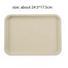 White Plastic Tray, Multi-function, Rectangular Storage Tray, Nordic Simple, Home, Kitchen, Supplies, Fruit, Dessert , 29*17cm