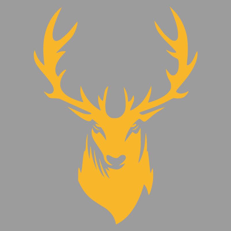 Jungle Deer Head Decals & Bumper Creative&funny Stickers for Cartoon Fans&lover,high Quality for Car Trucks Motorcycles & Laptop