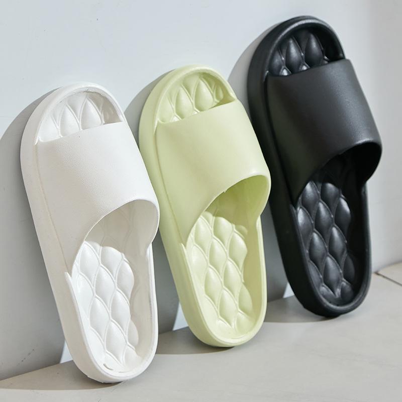 New cool slippers women's indoor summer home home non-slip bathroom slippers men's summer
