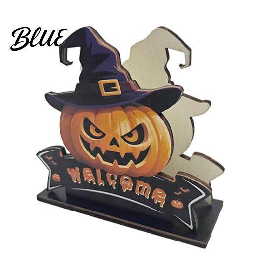 Holiday Tissue Organizer Halloween Wooden Napkin Holder Ghost Pumpkin Decorative Tabletop Dispenser Paper Towel Dispenser Storage for Dinner