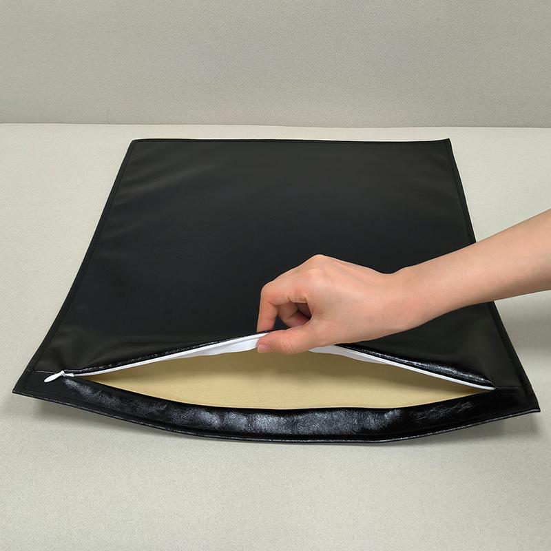 

PU Leather Oil Waxed Pillowcase Waterproof Cushions Cover Large Size Backrest Case Sofa Living Room Seat Chair Decor Easy Clean 45x45cm