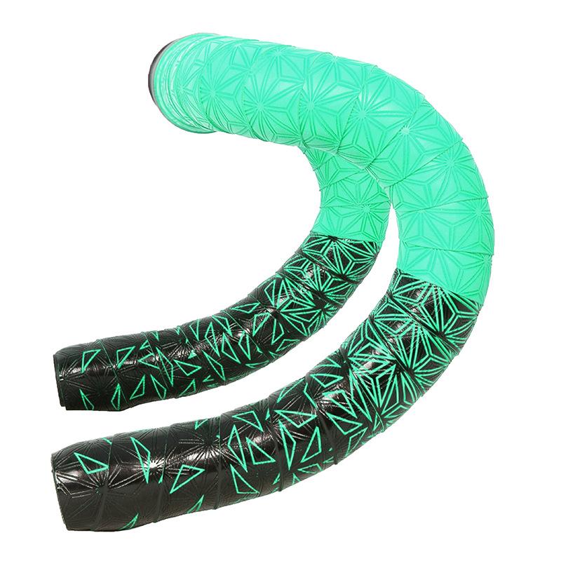 

Two-Tone Anti-Slip Sweat-Absorbing Shock-Resistant Chrysanthemum Leather Bicycle Handlebar Tape