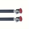 2 pcs of car front lip support rod, metal front shovel, rear bumper modification accessories, adjustable without drilling holes