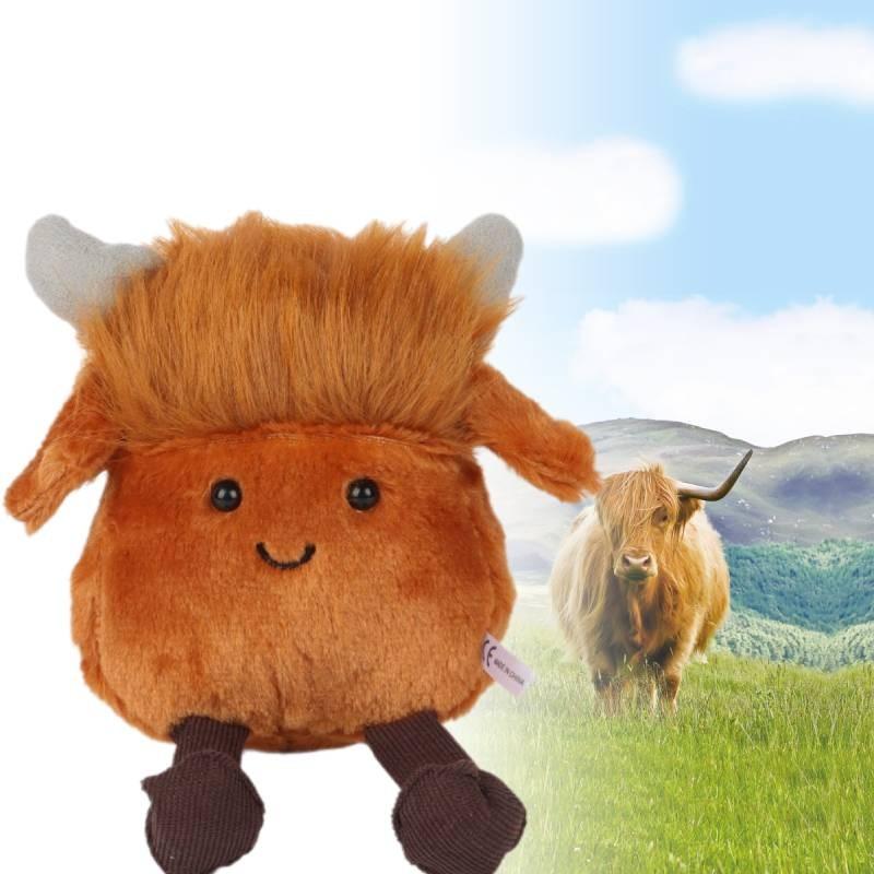 Calf Plush Carey Toy Cartoon Animal Stuffed Doll Room Decoration Gift Children