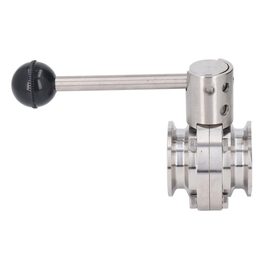 Sanitary Butterfly Clamp Valve with Silicone Washer Stainless Steel Clamp Butterfly Valve
