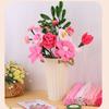 550Pcs Plush Stems Flower Craft Set with Instruction for Vase Flower Arrangements Wedding Table Centerpieces Decoration