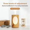 Tree Hole Humidifier Usb Night Light With Wooden Texture For Bedroom Home Use