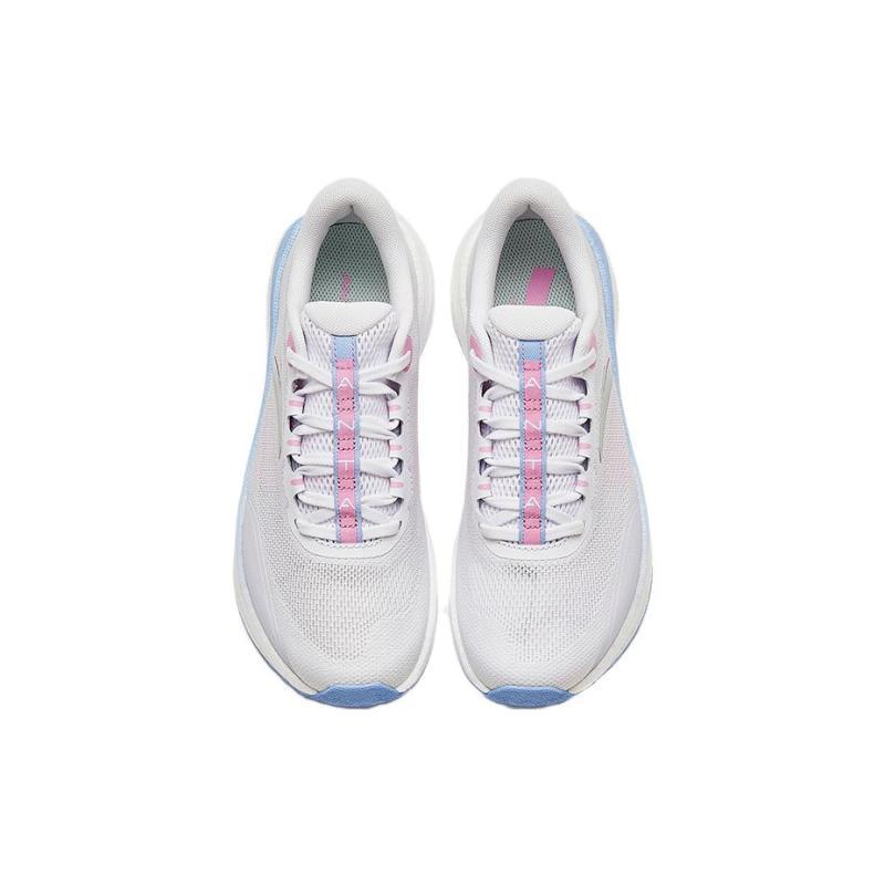 Anta Anti-Slip And Wear-Resistant Lightweight Low-Top Running Shoes Women's Blue Pink Sneakers 122335585-1