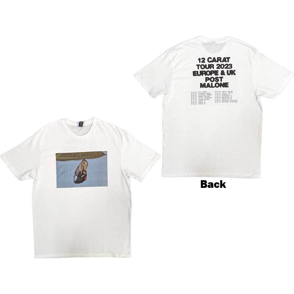 Post Malone Resurface 2023 Tour Dates T-Shirt White New Unisex T-Shirt XXXXL