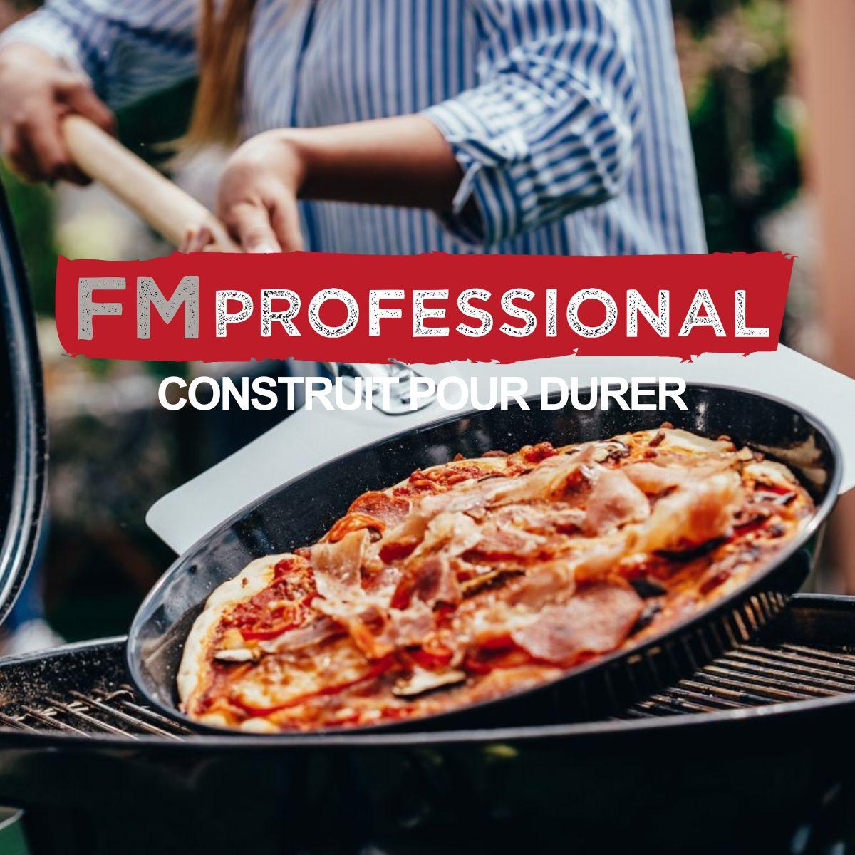 Plaque à Pizza Perforée FM Professional - Cuisson Croustillante Au Four 30cm