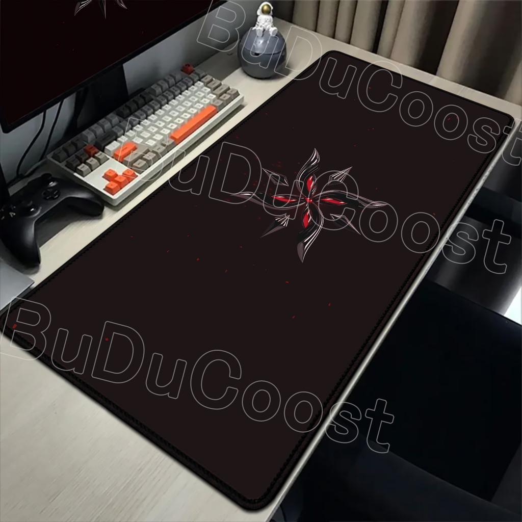 New Cool Wallpaper Genshin Impact Arlecchino Mousepad PC Laptop Gaming Accessories Mousepad Desk Mat Computer Gamer Keyboard Rug