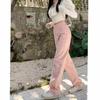 Casual simple straight wide-leg jeans for women's spring and autumn new high-waisted and thin Korean version of wide-leg floor pants