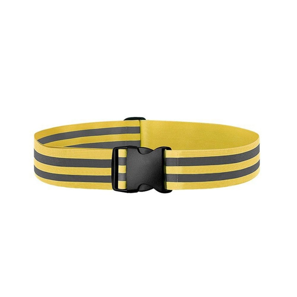 Waist Adjustable Reflective Waistband Belts 5*1*1cm Elastic Sport Safety Belts 8 Colors Running Cycling Waistband
