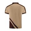 Men's Striped Dot Print Button Lapel Short Sleeve Top Men's Casual Fashion Shirt