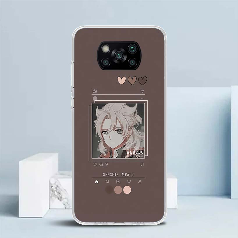 

Genshin Impact Cartoon Soft Cover for Xiaomi Poco F7 Ultra X7 X6 X5 Pro M7 Phone Case Redmi 15 15C 13 13C 12 12C 10 10C Print Sh Xiaomi Poco X7 Pro