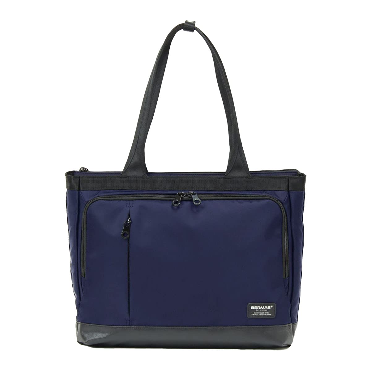 

Tote Bag A4 13 Inch Horizontal Bias Light 60354 BIAS LITE Business Bag Nylon Large Capacity Commuting Water Repellent Navy [Barmas] Men s [60]