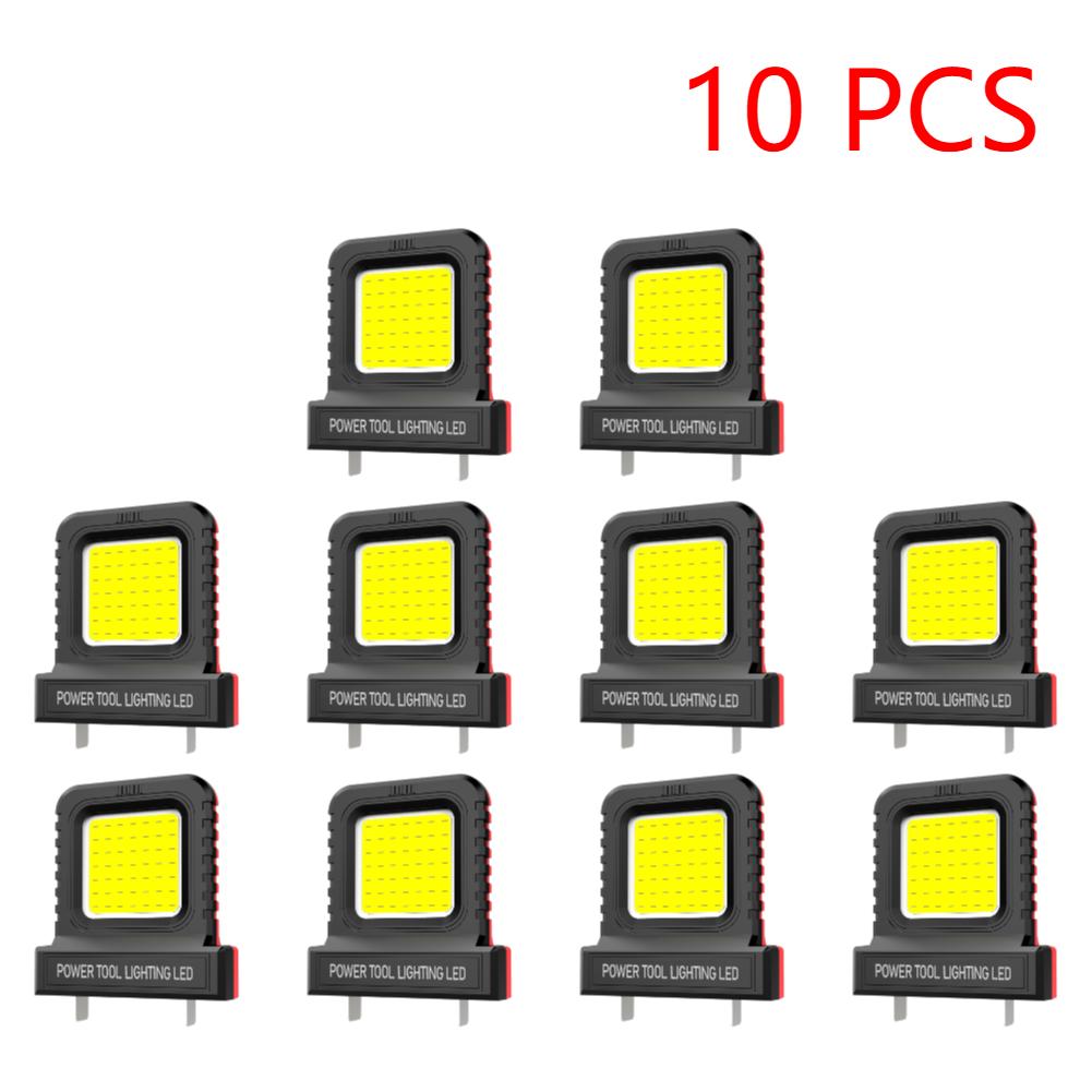 1-10PCS Power Tool Accessories LED Work Light for Makita for Milwaukee for Dewalt for Dayi Lomvum Zhipu 20V-21V Lithium Battery