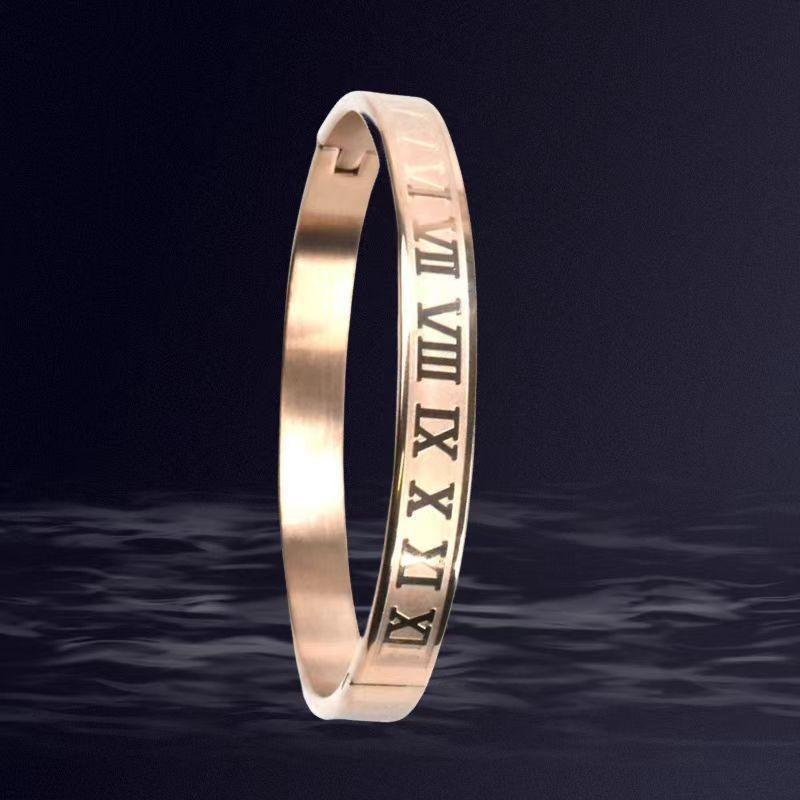 Bracelet Girls Niche Titanium Steel Jewelry Premium Sense Ins Wind Nail Opening Jewelry