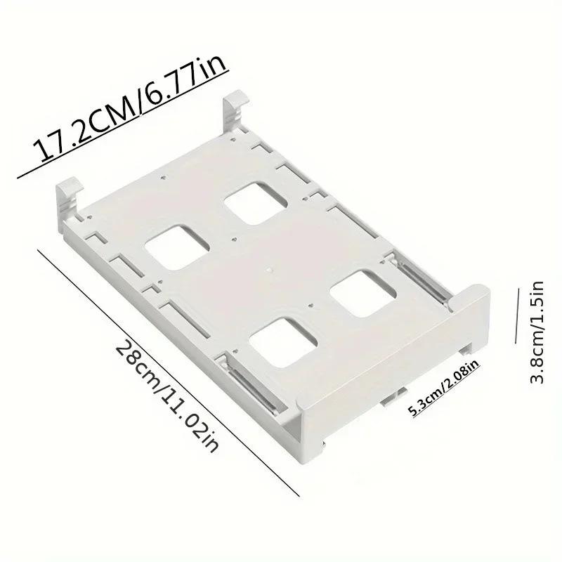 2pcs Hanging Fridge Can Organizer No-Tool Install, Soda Can Storage Rack for Refrigerator, Efficient Kitchen Shelf Holder