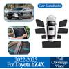 For Toyota bZ4X 2024 2025 Car Magnetic Mesh Sunshade Anti-UV Coverage Sunshade Sunscreen Privacy Protection Auto Parts