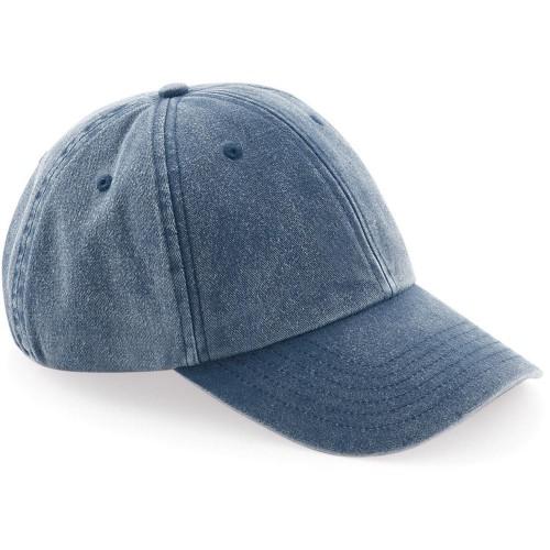 Unisex Low Profile Vintage Denim-Look Cap