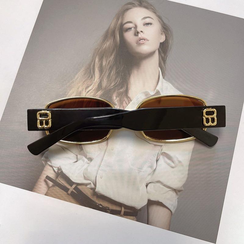 Korean Retro Ulzzang Style Rectangle Sunglasses for Women Vintage Shades for Women