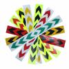 1 Roll Shining Reflective Safety Warning Tape Self Adhesive Twill Printing Reflective Tape For Car