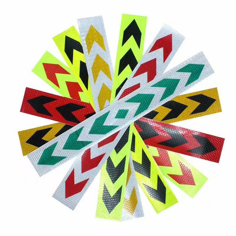 1 Roll Shining Reflective Safety Warning Tape Self Adhesive Twill Printing Reflective Tape For Car