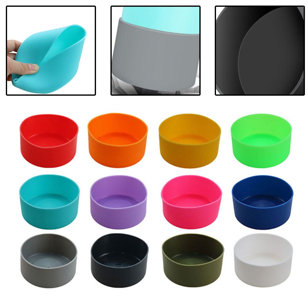 7.5/9cm Silicone Cup Base Protective Cover Rubber Bottom Pad 32-40oz Universal Flask Base Insulation Case