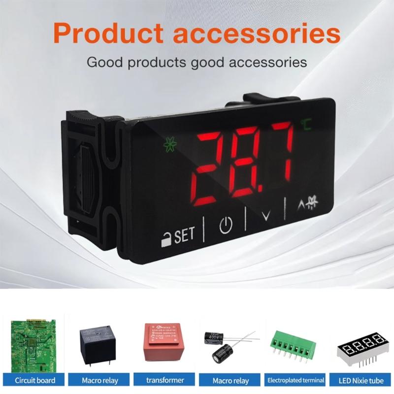 Digital Screen Touch Thermostat With Precisions Temperature Control For Refrigeration Freezers And Cold Storage Units