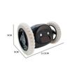 Lazy Alarm Clock Snooze Mobile Wheel Escape Electronic Alarm Clocks Home Decoration Mini Digital Ornament Quartz Clock