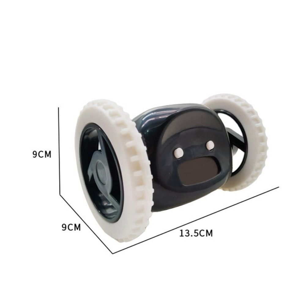 Lazy Alarm Clock Snooze Mobile Wheel Escape Electronic Alarm Clocks Home Decoration Mini Digital Ornament Quartz Clock