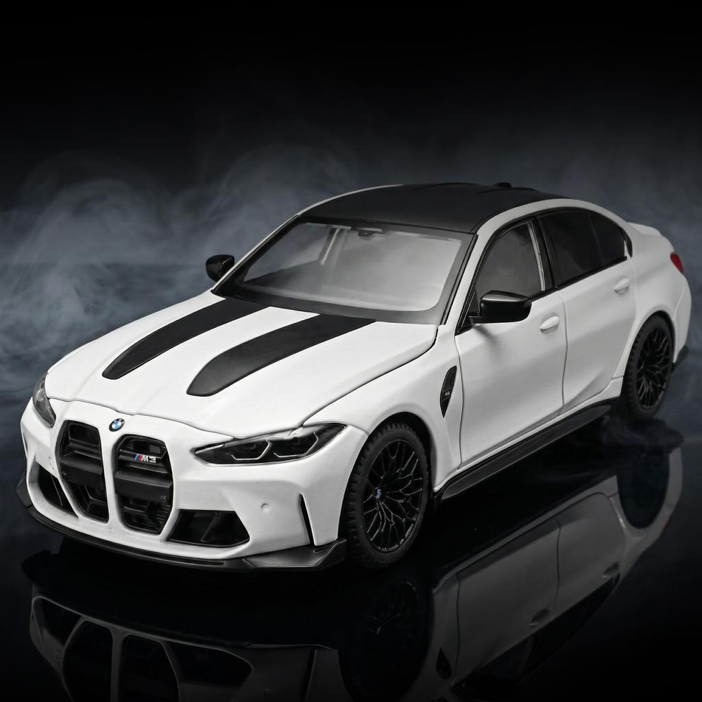 1:24 BMW M3 CS LCI G80 Mpower Supercar Alloy Model Car Toy Diecast Metal Home Decoration And Computer Desktop Ornaments Holiday