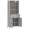 Highboard Grey Sonoma 69.5 x 34 x 180 cm Particleboard