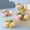 NEW 2025 Anime Crayon Shin-chan Soft Buttocks Sleeping Position Action Figure PVC Model Statue Toys Doll Desk Decor Gifts