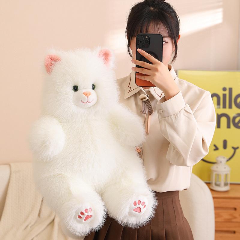 Super Soft Candy Candy Candy Cat Plush Doll Long Hair Cat Doll Girl Birthday Gift Kids Bed Hug Sleeping Pillow