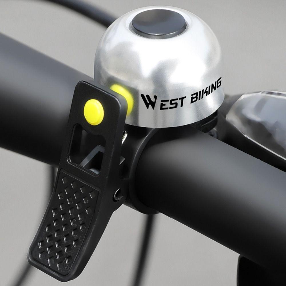 Waterproof Cycling Bicycle Handlebar Ring Aluminum Alloy Bicycle Thumb Bell  Commuting